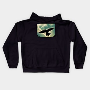 Majestic Storm Rider Kids Hoodie